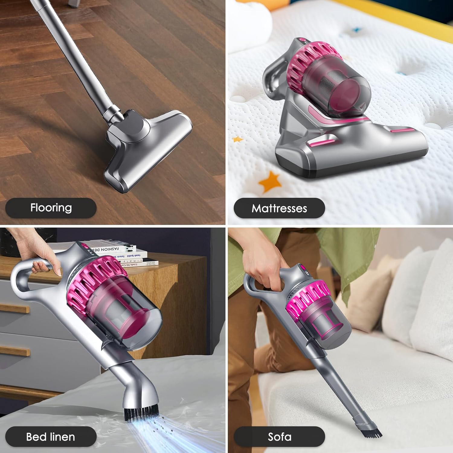 Bezdrôtový vysávač s ohybnou hlavou